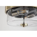 Searchlight 66210-2AB - Kupatilsko plafonsko svetlo PRESTON 2xE27/60W/230V IP44, prečnik 33 cm, mesing | Eponuda.com
