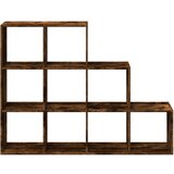  Pregrada/regal za knjige 3 razina hrast 137,5x29x103,5cm drveni | shoptok.hr