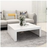  Stolić za kavu bijeli 100 x 100 x 35 cm od iverice | shoptok.hr
