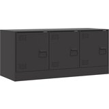 Furnova TV omarica črna 99x39x44 cm jeklo, (21923013) | Shoptok.si