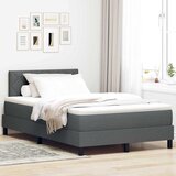  s opruga kutije Tamno siva 120 x 190 cm tkanina | shoptok.hr