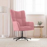  Stolica za opuštanje ružičasta baršunasta | shoptok.hr