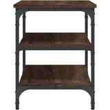  Klupa za cipele boja smeđeg hrasta 70x38 5x49 cm drvena | shoptok.hr