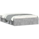  Posteljni okvir betonsko siv 135x190 cm | Shoptok.si
