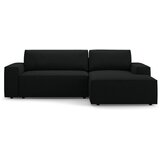 Micadoni Crna sklopiva kutna garnitura od bouclé tkanine (s desnim kutom) Jodie – Home | shoptok.hr
