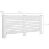 Beli pokrovi za radiatorje 2 kosa 172x19x81,5 cm mediapan | Shoptok.si