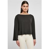 UC Curvy Ladies Short Modal Bateau Neckline Longsleeve black | shoptok.hr