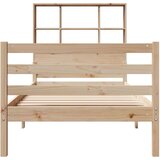 vidaXL Knjižna postelja brez vzmetnice 100x200 cm trdna borovina | Shoptok.si