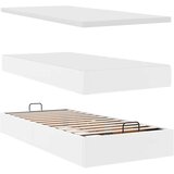  Otomanski krevet s madracem bijeli 90x190cm umjetna koža | shoptok.hr