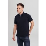 Legendww teget muška polo majica sa diskretnim detaljem 6139-9229-05 Cene