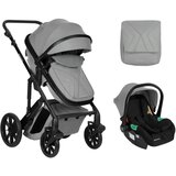 Kikka Boo kolica za bebe 3u1 Darling Premium Light Grey