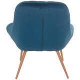 Livetastic XXL FOTELJ, modra, naravne barve tekstil | Shoptok.si