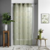 Douceur d intérieur Kaki zelena prozirna zavjesa 140x280 cm Ajourela – | shoptok.hr