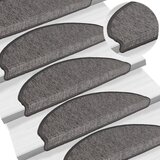  Prostirke za stepenice 15 kom 65x21x4 cm bež i sive poluokrugle velike | shoptok.hr