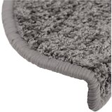  Prostirke za stepenice 10 kom 65x21x4 cm sive poluokrugle velike | shoptok.hr