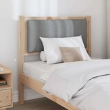 vidaXL tapecirani uzglavlje smeđa 80 cm masivni bor i tkanina | shoptok.hr