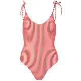 Only Jednodijelni kupaći kostim 'Kitty' vatreno crvena / bijela
