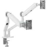 Glide Flexible Dual Arm Monitor Mount 17-35 White