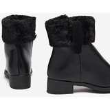 Resti Black women's boots with fur Sabola- Footwear | Shoptok.si