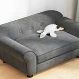 SOFA za pse tamnosiva 72 x 45 x 30 cm plišana | shoptok.hr