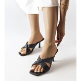  Black heeled flip-flops Seiler | Shoptok.si