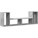 Furnova TV omarica 2 kosa betonsko siva 75x30x50 cm inženirski les, (21922829) | Shoptok.si
