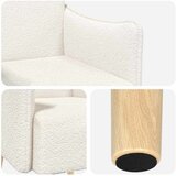  Ukrasna fotelja Krem Bouclé | shoptok.hr