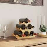 vidaXL Stojalo za vino za 6 steklenic 35x18x25,5 cm bambus | Shoptok.si