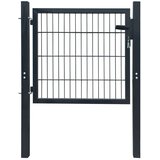 vidaXL vrata za ogradu od čelika 105 x 150 cm antracit | shoptok.hr