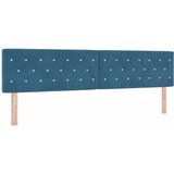  Krevet s opruga kutije Tamno plava 200 x 200 cm Baršun | shoptok.hr