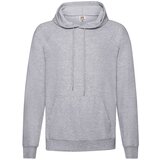 Fruit Of The Loom Szara bluza męska z kapturem Lightweight Hooded Sweat cene