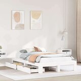 vidaXL Okvir kreveta bez madraca bijeli 120 x 200 cm masivna borovina | shoptok.hr