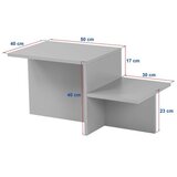 Hanah home sto za dnevnu sobu harmony walnut | ePonuda.com