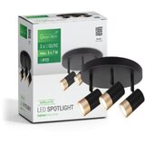 Greentech LED spot svetiljka gu10 x 3 crno-zlatna ( NOIRLUX-3R ) Cene