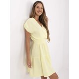 Italy Moda Dress-MI-SK-92160.00-light yellow | shoptok.hr