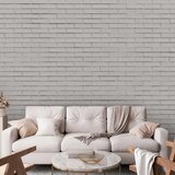  Foto tapeta - Snow Brick - Pattern Imitating a Brick Wall in White 294x210 Samoljepljiva | shoptok.hr