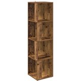  Kutni ormarić boja staro drvo 33x33x132 cm konstruirano drvo | shoptok.hr