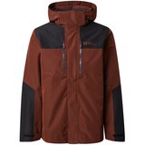 Jack Wolfskin Zunanja jakna 'JASPER' rjasto rjava / črna | Shoptok.si