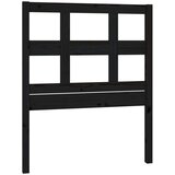  Posteljno vzglavje črno 95,5x4x100 cm trdna borovina, (20645722) | Shoptok.si