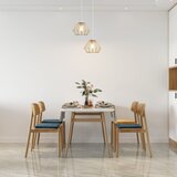  Luster na sajli CEED GOLD 2xE27/60W/230V, prečnik 28 cm, bela/zlatna | Eponuda.com