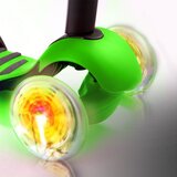 Olimp Sport Trotinet za decu 5 u 1 sa sedištem i svetlećim točkovima ZELENI | ePonuda.com