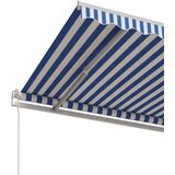 Tenda na automatsko uvlačenje 500 x 350 cm plavo-bijela | shoptok.hr