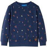 Dječja topla majica modra prošarana 128 | shoptok.hr