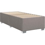  Boxspring krevet s madracem Sivosmeđa 100 x 200 cm Tkanina | shoptok.hr
