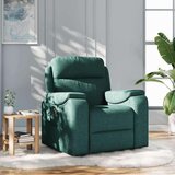 Naslanjač iz temno zelenega blaga, (21824882) | Shoptok.si