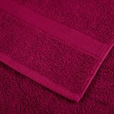  Ručnici SOLUND 10 kom bordo 100 x 200 cm 600 gsm | Eponuda.ba
