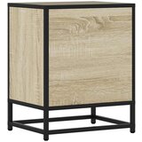 vidaXL Nočna omarica 2 kosa sonoma hrast 40x31x50 cm inž. les/kovina | Shoptok.si