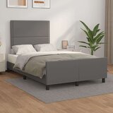  Okvir za krevet s uzglavljem sivi 120x200 cm od umjetne kože Cijene