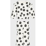 Sinsay Pamučni komplet: bluza i hlače s cvjetnim motivom | shoptok.hr