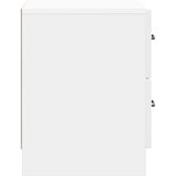  Nočna omarica 2 pcs Bela visok sijaj 43 x 34,5 x 44,5 cm, (5000209995) | Shoptok.si